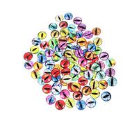 Operitacx Yeux en Verre pour Poupées DIY 100pcs Matériaux De Bricolage 10mm Accessoires pour Poupées Mixte Création Artistique Jouets Faits Main