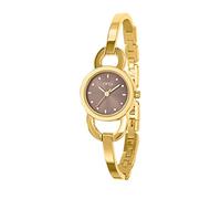 Opex - X4063MA1 - Magda - Montre Femme - Quartz Analogique - Cadran Marron - Bracelet Acier Doré