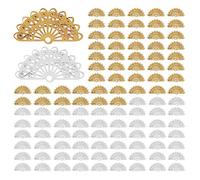 Opexicos Lot de 100 connecteurs en métal en filigrane pour loisirs créatifs, scrapbooking, décoration d'intérieur