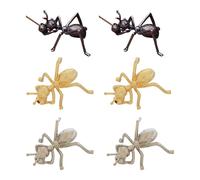 Opexicos Lot de 6 porte-encens en métal vintage en forme de fourmis - Brûleur d'encens mignon - Décoration de bureau