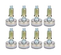 Opeximatun Pieds de nivellement réglables, 20 pièces | Base M10 x 35mm avec coussinets en feutre pour tables, chaises, armoires
