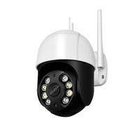 OPFVUJIKX Caméras de sécurité, 8MP 4K caméra extérieure AI détection Humaine Suivi Automatique PTZ IP caméra Couleur Vision Nocturne Nuage CCTV Surveillance vidéo(1080P NO SD Card)