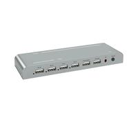 OPFVUJIKX Commutateur KVM HMI 4K 60 Hz 4x1 Convertisseur Audio vidéo 4 entrées 1 Sortie Contrôle Clavier Souris USB 4 Ordinateurs Portables PC, Ordinateur vers projecteur TV