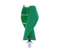 OPFVUJIKX Éolienne, Générateur éolien à Aimant Permanent 8kw 10kw 24v 48v 8000w 10000w Éolienne à axe Vertical avec contrôleur MPPT pour Camping-Car, Maison(Option 1,24V_10KW)