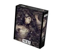 Ophelia Puzzle de 1 000 pièces, Victoria Frances Œuvre d'art gothique Occulte Dark Fantasy Print (comprend un guide de puzzle d'affiche)