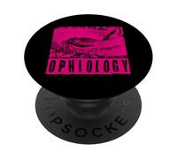 Ophiologie - Hochet vintage Amérique du Sud Amoureux du Serpent PopSockets PopGrip Adhésif