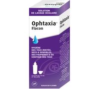 Bausch & Lomb Hygiène des yeux et paupières Ophtaxia 100 ml + œillère