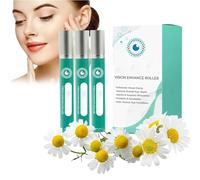 Ophthlamed Vision Enhance Roller - Vision Enhance Roller,Ophthlamed Vision Enhance Massage Roller,Eye Massage Roller,Eye Roller Moisturize Eye Skin,Relieve Eye Strain,Enhances Visual Clarity. (3Pcs)