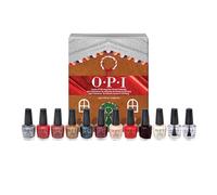 OPI Nail Lacquer Good Enough to Treat Mini Pack - Vernis à ongles longue tenue résistant aux éclats - avec pinceau OPI Pro-Wide (12x3.75 ml)