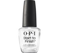 OPI Nail Polish Start to Finish 3in1 Treatment Long Lasting Shine Base Coat Top Coat Strengthener Treatment Vegan Formula Vitamins A E Damaged Nails 15ml