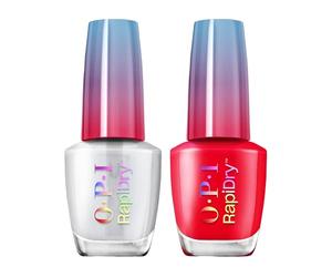 OPI RapiDry Vernis à ongles transparent Clearly Fast + Haul Sass vernis à ongles à séchage rapide, haute brillance et vegan - Jusqu'à 5 jours de tenue