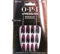 Xpress-On - Swipe Night - Faux Ongles Réutilisables, Effet Gel - Opi Multicolore