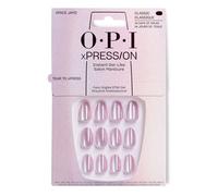 OPI xPRESS-ON Space Jamz Faux ongles à presser courts et ronds avec colle à ongles Rose étincelant