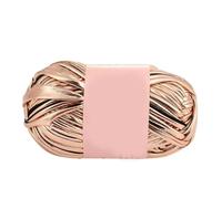 OPica Fil à Crochet Brillant Imitation Cuir 100g, Boule de Fil à Tricoter à la Main pour Sac, Couverture, Coussin, T-Shirt