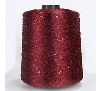 OPica Fil Fantaisie à Paillettes 500G, Fil à Crocheter à la Main, vêtements à Tricoter, Fil à Tricoter avec Paillettes, Fil à Tricoter, Paillettes