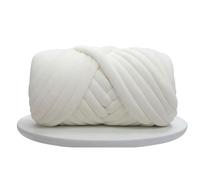 OPica Fil géant en velours Super épais, 1000g, sac blanc pour le tricot des mains, bras de bricolage, grande couverture douce, sphères de tapis