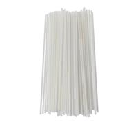 OPIGJUFD bâtonnets pour diffuseur Lot de 50 bâtonnets désodorisant Extra épais en rotin for décoration d'intérieur pour huiles essentielles(White 25cm Dia 4.0mm)