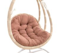 OPIGJUFD Coussin De Fauteuil Suspendu Coussin de Remplacement for balancelle Balcon ou terrasse Jardin(Coffee)