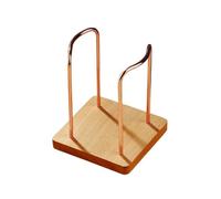 OPIGJUFD Distributeur Gobelet Cup Storage Holder Water Tea Cups Dispenser Rack Shelf With Wooden Base Mug Display Stand Home Organizer Stockage(Color 4)