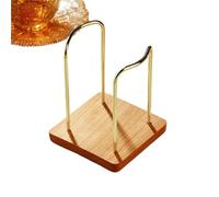 OPIGJUFD Distributeur Gobelet Cup Storage Holder Water Tea Cups Dispenser Rack Shelf With Wooden Base Mug Display Stand Home Organizer Stockage(Color 3)