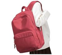 OPIGJUFD Sac A Dos Sac à dos for l'école, le lycée, les livres, adolescents, filles et garçons, sac léger for femmes hommes Sortir(Red)