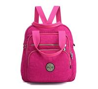 OPIGJUFD Sac A Dos Sac à dos tendance en nylon imperméable for femme, sac d'école bandoulière simple, décontracté, de voyage for filles Sortir(Color 3)