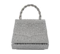 OPIGJUFD Sac à Strass Pochette en strass - Sac à main de luxe léger et texturé for dîners formels bandoulière géométrique créateur niche Dîner