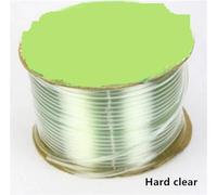 OPIGJUFD Tuyau Aquarium Tuyau d'air Rigide/Souple for Aquarium de 2,0 mètres, Flexible en Plastique de 4,0 mm, Tuyau d'oxygène, Accessoires for Pompe à air(Hard Clear)
