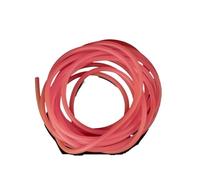 OPIGJUFD Tuyau Aquarium Tuyau de Pompe à air d'aquarium de 5 m de Long, 4 x 6 mm, Tube en Silicone coloré, Flexible et Transparent for Pompe à oxygène d'aquarium(Red)