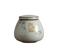 OPIGJUFD Urne pour Animal de Compagnie Urne funéraire scellée for Animaux de Compagnie, Cendres funéraires, Souvenir for Petits, Chien, Chat, 8 x 9 cm, 250 ML pour Mémoire(Color5)