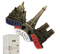 Opilroyn Aimants de réfrigérateur décoratifs | Aimant de réfrigérateur en résine 3D Cathédrale Notre-Dame - Accessoires de cuisine pour photographes de fête, hommes et femmes, amateurs d'art, vacances