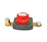 Opilroyn Batterie allumée avec bouton, batterie éteinte | Pile supérieur en laiton éteint la batterie allumée | Accessoires automobiles lourds Débranchez la batterie pour bateaux et voiture