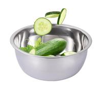 Opilroyn Bols mélangeurs gigognes | Bol à salade profond en acier inoxydable | Ustensiles de cuisine à salade, pot épais, bassin rond, lavabo domestique pour la maison, réfrigérateur
