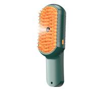 Opilroyn Brosse à chat à vapeur | Brosse à poils doux à la vapeur,outil multifonction pour enlever les poils d'animaux peigne masseur pour manteau long et court
