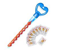 Opilroyn Bulles de Coeur pour, Baguettes à Bulles de San - de Baguettes de Bulle de Conception Cardiaque | Sports Amusants et Jouets de Jeu en Plein air pour Les Prix en Classe