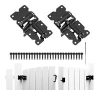 Opilroyn Charnière de portail de clôture, charnières de clôture pour portails extérieurs | Charnière de fermeture automatique en acier inoxydable, outils d'installation de clôture de bois, accessoires