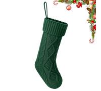 Opilroyn Chaussette de Noël en tricot | 46 cm douce classique - Chaussette suspendue d'arbre de Noël pour apéritifs, étagère, arbre, bouton, mur, salle de te,