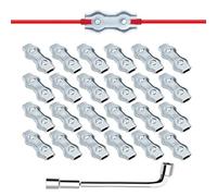 Opilroyn Connecteur Poly Rope | Outil de connexion de fil,Kit de corde de polychute électrique M5 pour les clôtures et l'agriculture