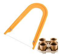 Opilroyn Coupe-fil en céramique - Outil de sculpture portable pour argile jaune Outil auxiliaire pour modéliser l'| Convient pour les travaux de laboratoire en classe de finition