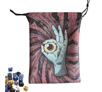 Opilroyn de Tarot - Tissu pour bijoux, support pour tarot de 5,12 x 7,09 pouces avec cordon pour cartes, support pour accessoires de bijoux