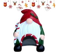 Opilroyn Décoration d'aquarium de Noël - Décoration saisonnière pour Aquarium, décoration de Noël sous-Marine, Aquarium Nouveau décor pour Aquarium, décor Paysage, Père Noël, Nain, naine, décor