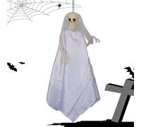 Opilroyn Décorations fantômes d'Halloween | Décoration de jardin de mariée fantôme d'Halloween effrayante | Figurines effrayantes Accessoires de maison hantée pour fête Jardin Événement Pad Salon