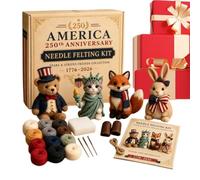 Opilroyn Felt Animal Sewing Kit Cute Toys Materials Making