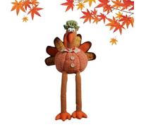 Opilroyn Figurines de décoration d'automne : de Thanksgiving, de table sur le thème de l'automne, art suspendu, expression adorable, finition en couleurs automnales apaisantes | Décoration de moi