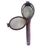 Opilroyn Filtre à mailles pour café, cuillère à café en maille pour boissons, filtre à maille fine avec poignée ergonomique pour café, thé, jus et infusions