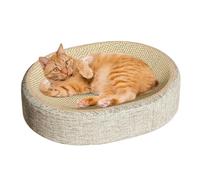 Opilroyn Grattoir pour chats - Arbre à chat d'intérieur | Lit à gratter avec sisal pour meubles protection des ongles dans un coin chambre salon fenêtre