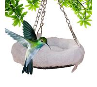 Opilroyn Hamac d'oiseau, lit perruche - Lit de perroquet chaud pour oiseaux,Jouet à bascule pour oiseaux, lit d'oiseau en peluche, hamac cage à perroquet pour perruche perroquets inséparables quaker