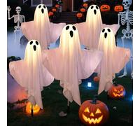 Opilroyn Lampes solaires d'allée | Lumières solaires d'allée d'Halloween décorations extérieures, décoration extérieure effrayante pour clôture, cour, patio, allée, festival, fête de vacances