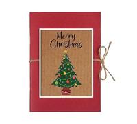 Opilroyn Livret de carte-cadeau de Noël, 5 slots Gift Carcard Set, Christmas Snowman Money Clip Enveloppe Livret pour les fournitures de fête en espèces