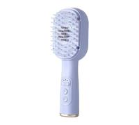 Opilroyn Lumière rouge pour la croissance des cheveux, brosse électrique rechargeable à lumière rouge - Masseur de tête du cuir chevelu, peigne démêlant pour femme, prévention de l'amincissement